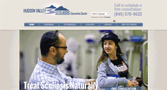 Desktop Screenshot of hudsonvalleyscoliosis.com